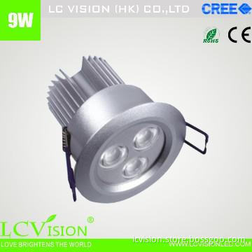 LED lighting /9W CREED Dimmable LED Down light /Fixed/5 years warranty